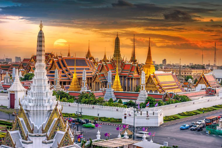 Visita al Palazzo Reale di Bangkok - panoramica