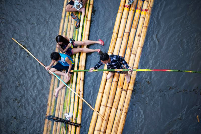Trekking tour elefanti - bamboo rafting