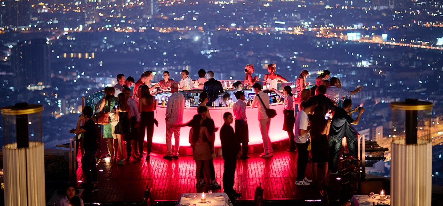 Tour serale Bangkok - Sky bar rooftop