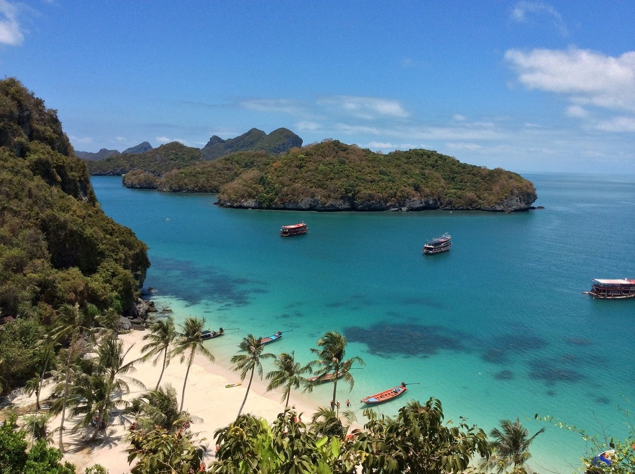 Tour Angthong in yatch thailandese