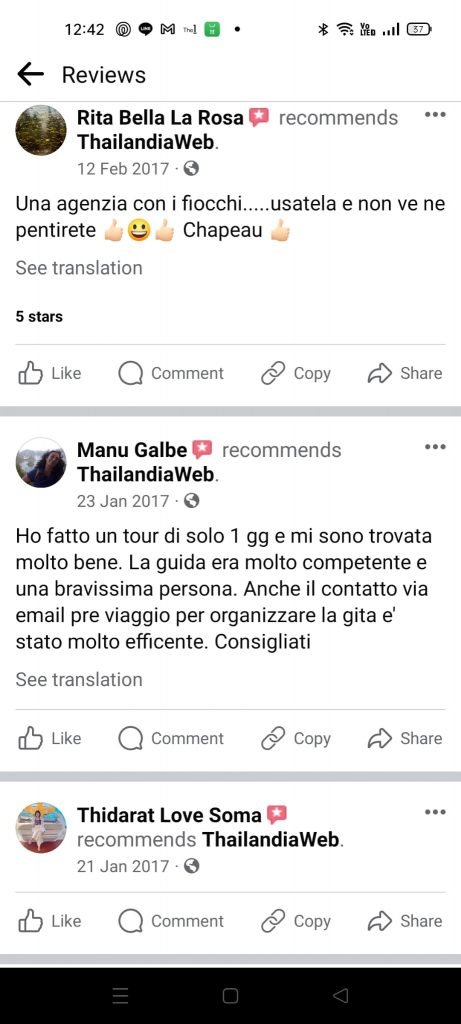 Thailandiaweb recensione cliente