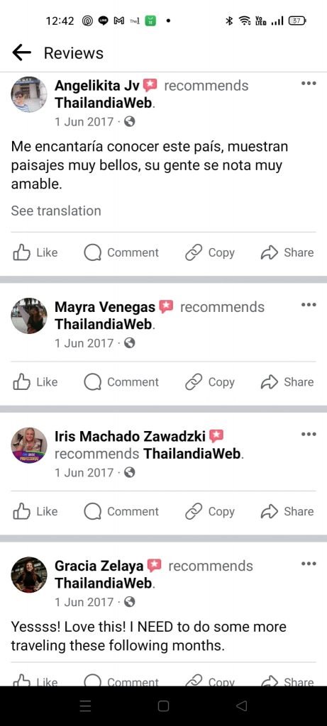 Thailandiaweb recensione cliente
