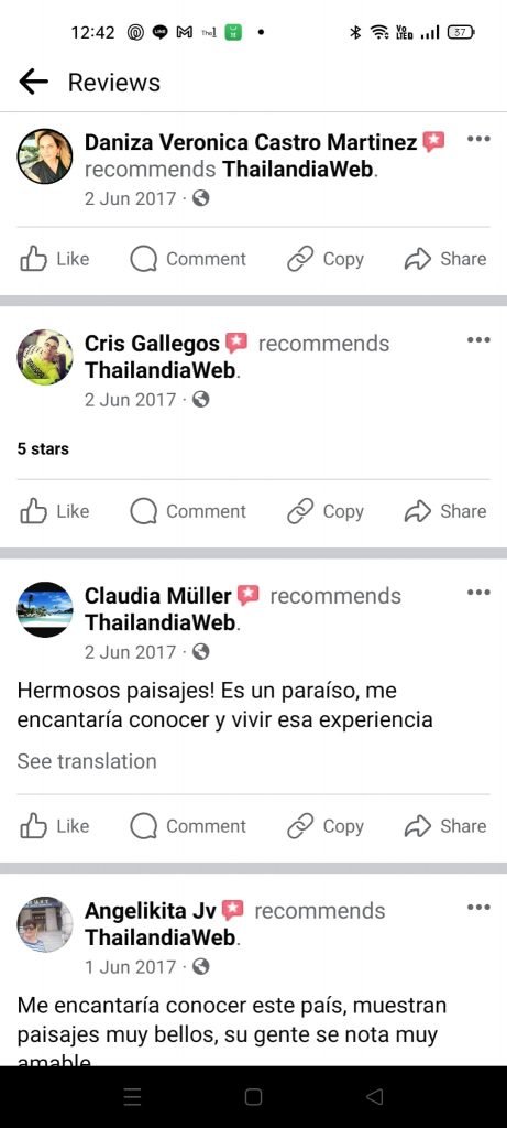 Thailandiaweb recensione cliente