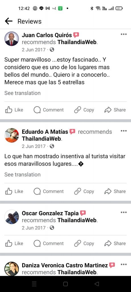 Thailandiaweb recensione cliente
