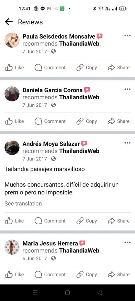 Thailandiaweb recensione cliente