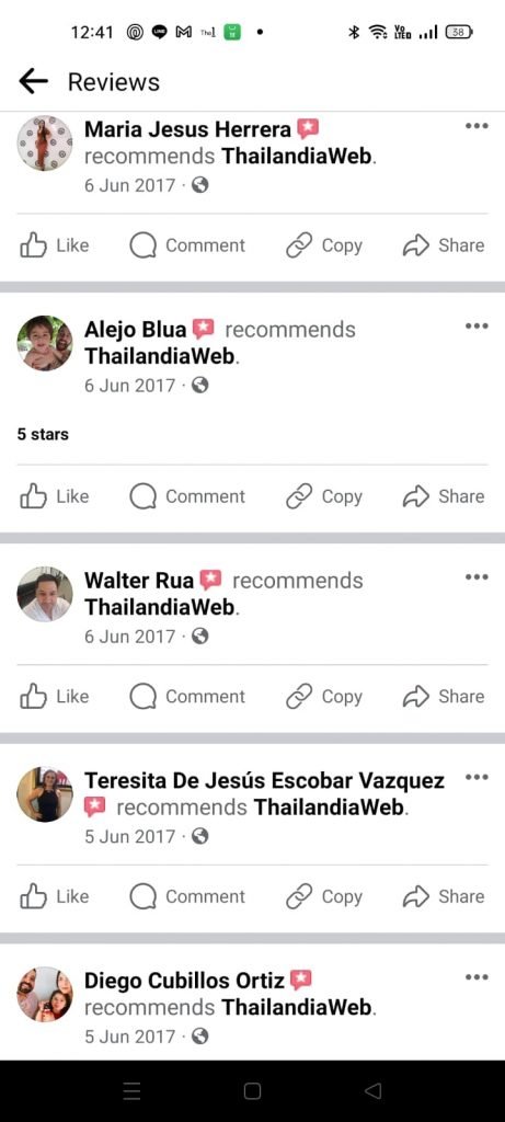 Thailandiaweb recensione cliente