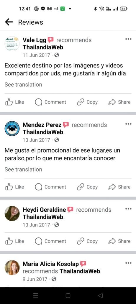 Thailandiaweb recensione cliente