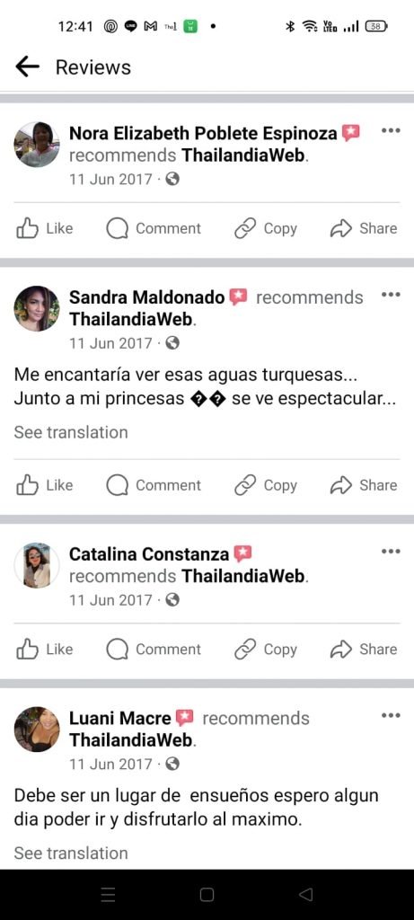 Thailandiaweb recensione cliente