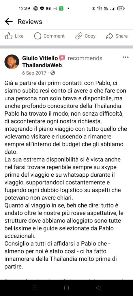 Recensioni Thailandiaweb