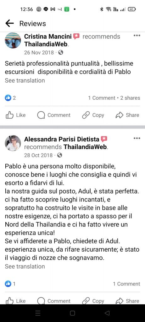 Recensioni Thailandiaweb