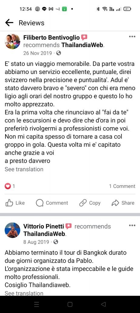 Recensioni Thailandiaweb